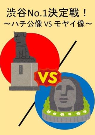 渋谷No.1決定戦！ 〜ハチ公像 VS モヤイ像〜
