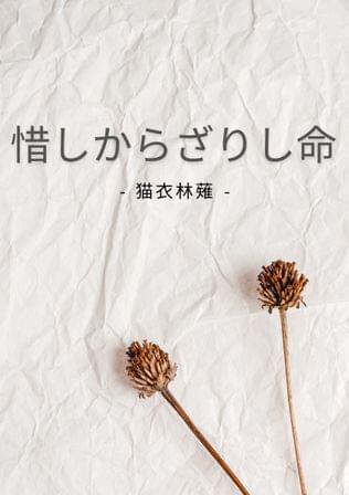 惜しからざりし命