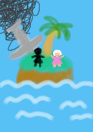 無人島にママと二人で