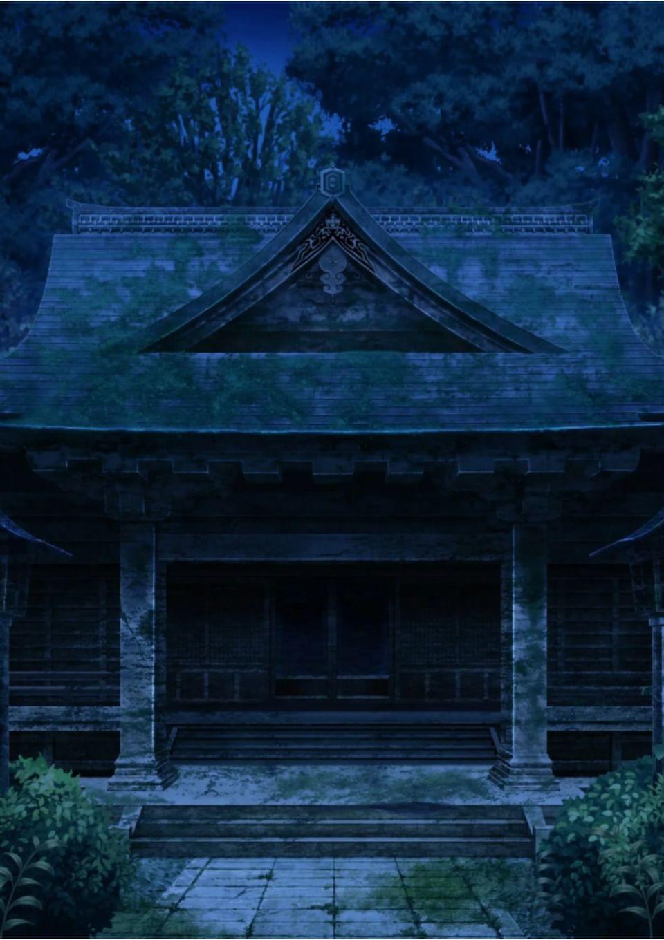 神社にて